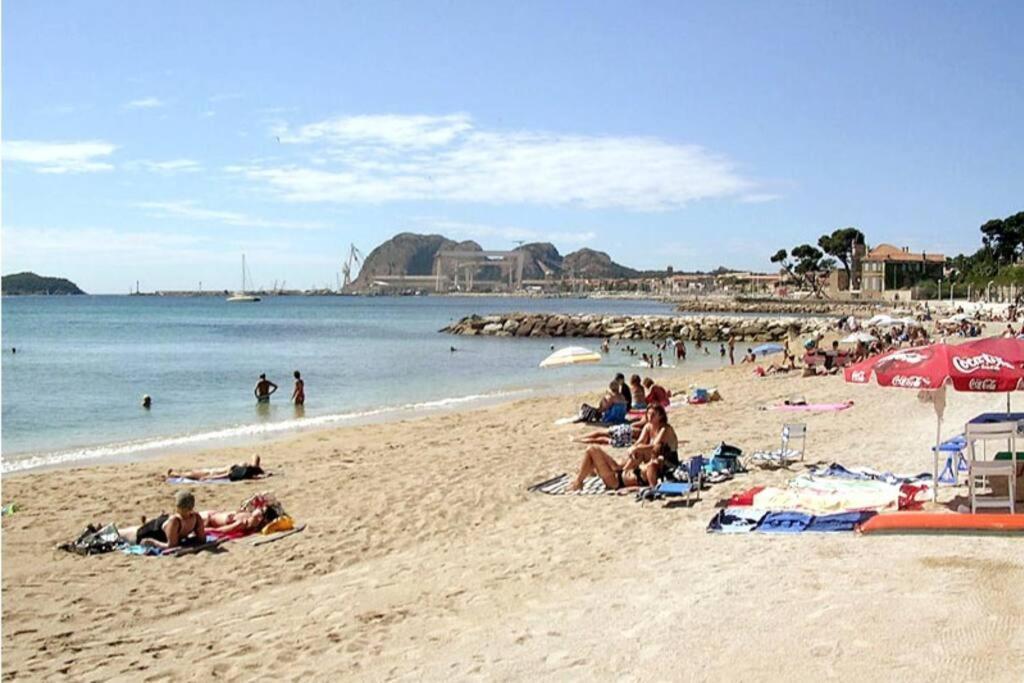Blue Summer Vibes Mini Studio For Two, Ac, Parking, Beach At 50M, Spa Access -2 La Ciotat Exterior foto